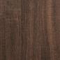 Preview: Kopfteil mit Kopfteil Braun Eichen-Optik 120 cm Holzwerkstoff