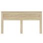 Preview: Kopfteil mit Kopfteil Sonoma-Eiche 180 cm Holzwerkstoff