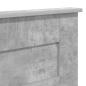 Preview: Kopfteil Beton Grau Holzwerkstoff