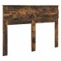 Preview: Kopfteil mit Kopfteil Geräucherte Eiche 140 cm Holzwerkstoff