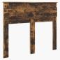 Preview: Kopfteil mit Kopfteil Geräucherte Eiche 120 cm Holzwerkstoff