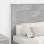 Preview: Kopfteil Beton Grau Holzwerkstoff