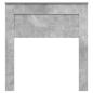 Preview: Kopfteil Beton Grau Holzwerkstoff
