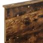 Preview: Kopfteil mit Kopfteil Geräucherte Eiche 100 cm Holzwerkstoff