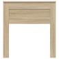 Preview: Kopfteil mit Kopfteil Sonoma-Eiche 80 cm Holzwerkstoff