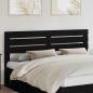 Preview: ARDEBO.de - Kopfteil Schwarz Eichen-Optik Holzwerkstoff