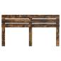 Preview: Kopfteil mit Kopfteil Geräucherte Eiche 200 cm Holzwerkstoff