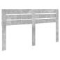 Preview: Kopfteil mit Kopfteil Beton Grau 180 cm Holzwerkstoff