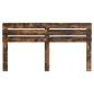 Preview: Kopfteil mit Kopfteil Geräucherte Eiche 180 cm Holzwerkstoff