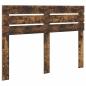 Preview: Kopfteil mit Kopfteil Geräucherte Eiche 160 cm Holzwerkstoff