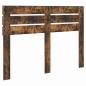 Preview: Kopfteil mit Kopfteil Geräucherte Eiche 140 cm Holzwerkstoff