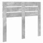 Preview: Kopfteil mit Kopfteil Beton Grau 120 cm Holzwerkstoff