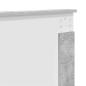 Preview: Kopfteil Beton Grau Holzwerkstoff