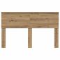 Preview: Kopfteil mit Kopfteil Artisan-Eiche 160 cm Holzwerkstoff