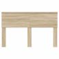 Preview: Kopfteil mit Kopfteil Sonoma-Eiche 140 cm Holzwerkstoff
