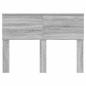 Preview: Kopfteil mit Kopfteil Graues Sonoma 120 cm Holzwerkstoff