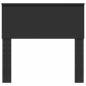 Preview: Kopfteil mit Kopfteil Schwarz Eichen-Optik 90 cm Holzwerkstoff