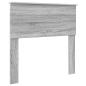 Preview: Kopfteil mit Kopfteil Graues Sonoma 80 cm Holzwerkstoff