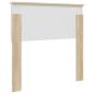 Preview: Kopfteil mit Kopfteil Sonoma-Eiche 75 cm Holzwerkstoff