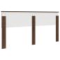 Preview: Kopfteil mit Kopfteil Braun Eichen-Optik 180 cm Holzwerkstoff