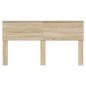 Preview: Kopfteil mit Kopfteil Sonoma-Eiche 160 cm Holzwerkstoff