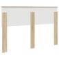 Preview: Kopfteil mit Kopfteil Sonoma-Eiche 140 cm Holzwerkstoff
