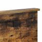 Preview: Kopfteil mit Kopfteil Geräucherte Eiche 140 cm Holzwerkstoff