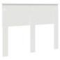 Preview: Kopfteil mit Kopfteil Weiß 120 cm Holzwerkstoff