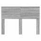 Preview: Kopfteil mit Kopfteil Graues Sonoma 120 cm Holzwerkstoff
