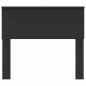 Preview: Kopfteil mit Kopfteil Schwarz Eichen-Optik 100 cm Holzwerkstoff