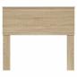 Preview: Kopfteil mit Kopfteil Sonoma-Eiche 100 cm Holzwerkstoff
