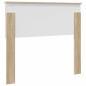 Preview: Kopfteil mit Kopfteil Sonoma-Eiche 100 cm Holzwerkstoff