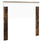 Preview: Kopfteil mit Kopfteil Geräucherte Eiche 100 cm Holzwerkstoff