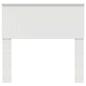 Preview: Kopfteil mit Kopfteil Weiß 90 cm Holzwerkstoff