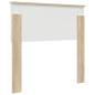 Preview: Kopfteil mit Kopfteil Sonoma-Eiche 90 cm Holzwerkstoff