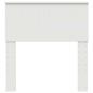 Preview: Kopfteil mit Kopfteil Weiß 80 cm Holzwerkstoff