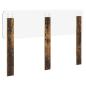 Preview: Kopfteil mit Kopfteil Geräucherte Eiche 160 cm Holzwerkstoff
