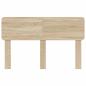 Preview: Kopfteil mit Kopfteil Sonoma-Eiche 150 cm Holzwerkstoff