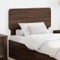 Preview: ARDEBO.de - Kopfteil mit Kopfteil Braun Eichen-Optik 90 cm Holzwerkstoff