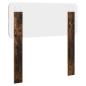 Preview: Kopfteil mit Kopfteil Geräucherte Eiche 80 cm Holzwerkstoff