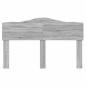 Preview: Kopfteil mit Kopfteil Graues Sonoma 160 cm Holzwerkstoff