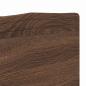 Preview: Kopfteil mit Kopfteil Braun Eichen-Optik 120 cm Holzwerkstoff