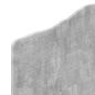 Preview: Kopfteil Beton Grau Holzwerkstoff