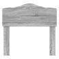 Preview: Kopfteil mit Kopfteil Graues Sonoma 75 cm Holzwerkstoff