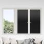 Preview: ARDEBO.de - Statisches Fensterfolie Schwarz 60 x 500 cm PVC