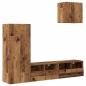 Preview: TV-Wandgeräte 4 pcs Altholz Holzwerkstoff