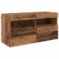 Preview: TV Wand Einheiten mit LED 5 pcs Altholz 40,5 x 30 x 90 cm