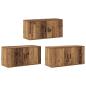 Preview: Wand-TV-Schrank Set 3 pcs Altholz 80 x 34,5 x 40 cm