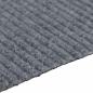 Preview: Teppichläufer Hellgrau 80 x 400 cm Stoff