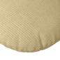 Preview: Sitzkissen 2 Stk. Cordstoff Grau-Grün Ø30 x 13 cm